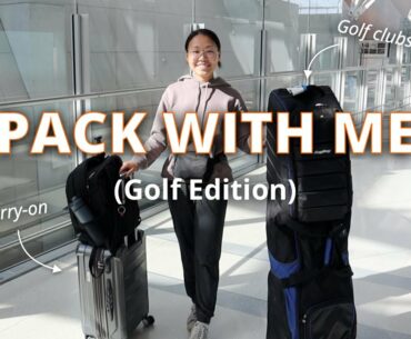 Packing a carry on suitcase and golf clubs for my trip | Travel Tips