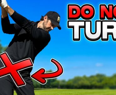 Don't Turn Your Hips in the Golf Swing