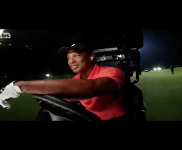 Tiger Woods hits 2 huge hooks in Capital One’s The Match. Fun Event!