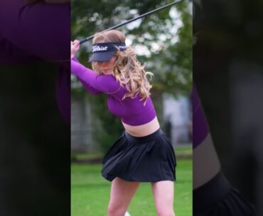 Golf girls Slo motion #shot #shorts #golf #golfswing