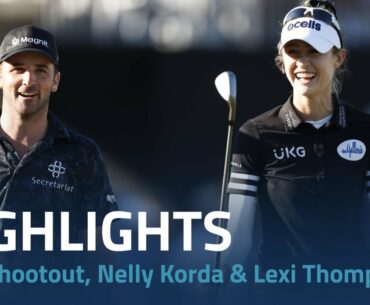 Round 2 Highlights QBE Shootout | Nelly Korda & Lexi Thompson