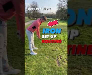 Simple routine for iron setup. #golf #shorts