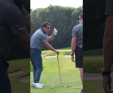 Nick Faldo's Genius Drill To Fade And Draw Your Irons! #Shorts