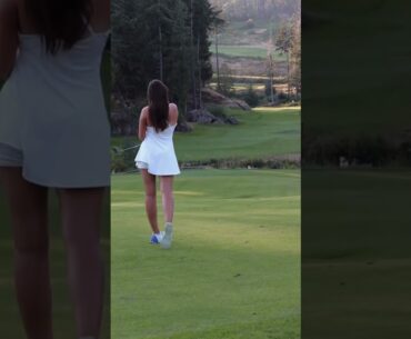 her  swing ❤️❤️❤️ | GOLFSHORT  #shorts