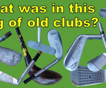 I bought a mixed bag of golf clubs, what did I find?