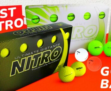 NEW NITRO GOLF BALLS REVIEW IN 2022 - BEST ILLEGAL GOLF BALLS REVIEW