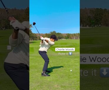 CHARLIE WOODS GOLF SWING - SLOW MOTION