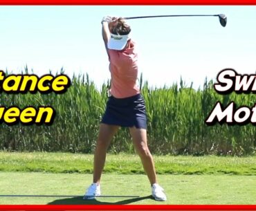 LPGA Distance Queen "Anne Van Dam" Powerful Swing & Slow MotionsㅣDriver Wood Iron