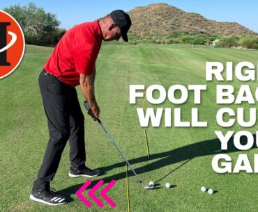 Right Foot Back Drill To Cure Your Game // Malaska Golf