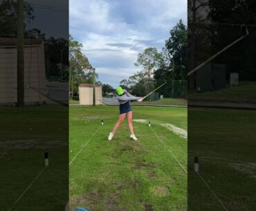 Amazing swing #shorts #golfgirl #golfer