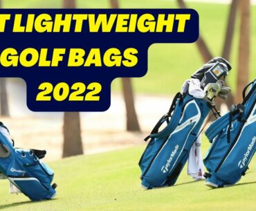 BEST LIGHTWEIGHT GOLF BAGS 2022 | WHAT IS THE BEST GOLF BAG FOR A PUSH CART