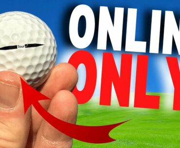You Can ONLY Buy This INSANE Golf Ball ONLINE!?