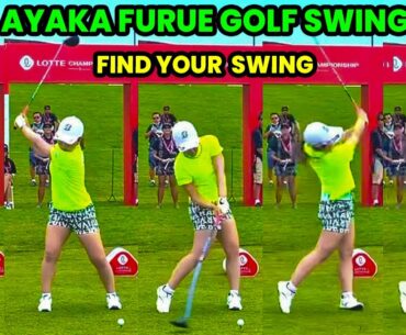 AYAKA FURUE GOLF SWING | LPGA WINNER - BEST GOLF SWING SLOW MOTION