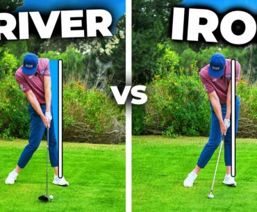 DRIVER SWING VS IRON SWING - The Difference EXPLAINED