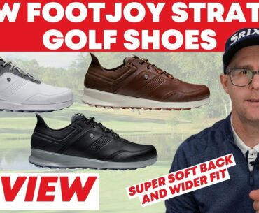 NEW FootJoy Stratos Golf Shoes - Super Soft, Waterproof and a Wider Fit