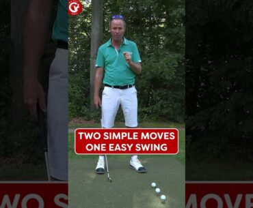 Golf swing basics in two simple steps #shorts