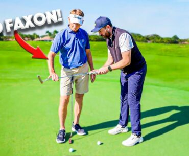 I get a Lesson from the WORLDS BEST Putting Coach (Brad Faxon)