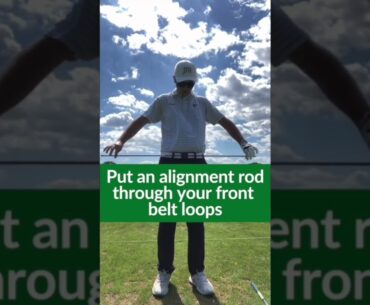 If you Struggle with Lower Body Rotation In The Golf Swing, Try This Drill! #shorts