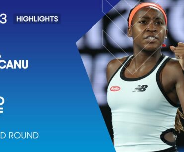 Emma Raducanu v Coco Gauff highlights | Australian Open 2023 Second Round