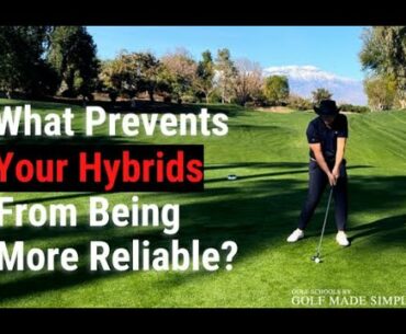 Swinging Your Hybrid - Should You Sweep The Golf Ball Or Swing It Like It Was An Iron Shot?