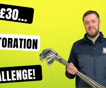 REFURBISHING GOLF CLUBS WITH HOUSEHOLD MATERIALS!