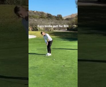 Brit for birdie, no problem #golfswing #golftips #golf #golflife #golfgirl