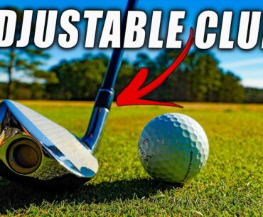 Golfing with the BEST Adjustable Golf Club - 11 Clubs in One