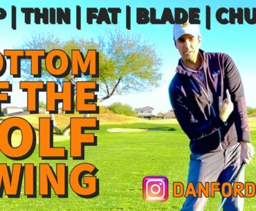 Find the BOTTOM of your GOLF SWING | LOW POINT