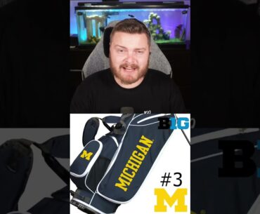 Ranking NCAA Golf Bags #Big10 Conference!