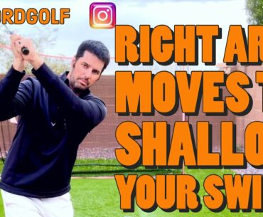 RIGHT ARM moves that every GOOD GOLF SWING needs