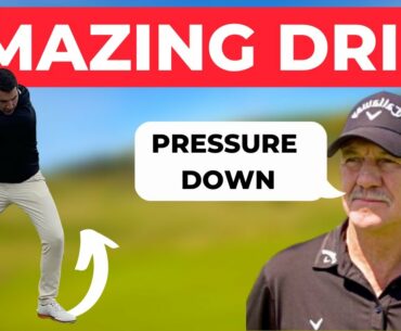 PETE COWEN DRILL - How To Create Downward Pressure in Golf Swing