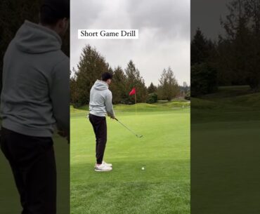 Golf Short Game Drill for Landing spot and Trajectory