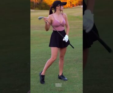 Amazing Golf Swing you need to see | Golf Girl awesome swing | #golf  #shorts  Jess Negromonte