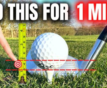 This VERY EFFECTIVE Practice Drill Makes THE GOLF SWING So EASY! (In just 1 MIN)