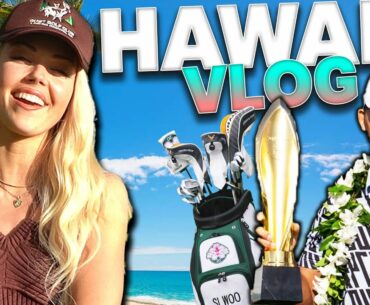 Behind the Scenes of a PGA Tour Event | Sony Open Championship Vlog in HAWAII 🌴