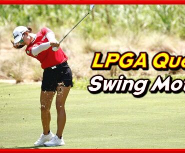 LPGA "MinJee Lee" Beautiful Driver-Wood-Iron Swing & Slow Motions