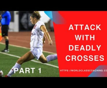Soccer TRAINING - Functional Attacking With Crosses - Part 1