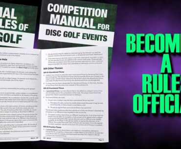 PDGA Certified Rules Official | #ChuckingPlastic Disc Golf