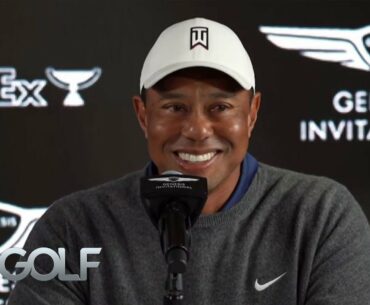 Tiger Woods explains decision to return to play Genesis Invitational (FULL PRESSER) | Golf Channel