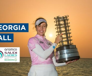 Georgia Hall looks forward to defending her title at Aramco Saudi Ladies International