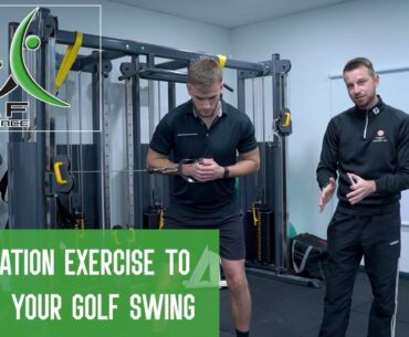 Use this anti rotation exercise to control your golf swing