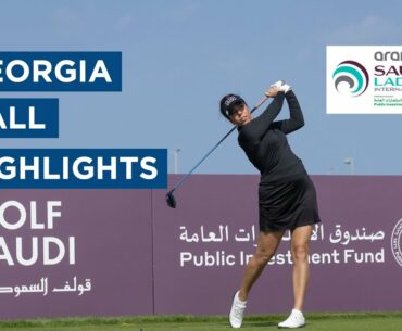 Georgia Hall | First Round Highlights | 70 (-2) | Aramco Saudi Ladies International