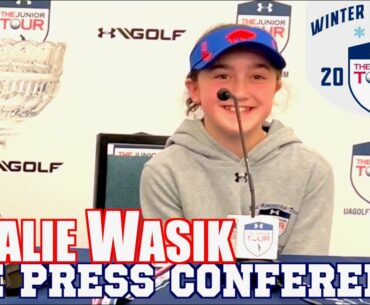 Natalie Wasik - The Press Conference - 2023 Winter Nationals - Junior Tour Powered by Under Armour