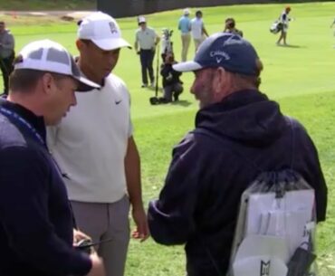 Tiger’s WILD tee shot lands in fan’s jacket at The Genesis Invitational