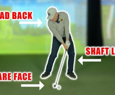 HEAD BACK with SHAFT LEAN and SQUARE CLUB FACE means CRUSHED GOLF BALL!  Wisdom in Golf | Golf WRX |