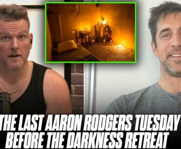 Aaron Rodgers Joins Pat McAfee For Last Time Before Darkness Retreat, Clarifies What He'll Be Doing