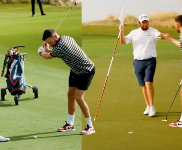 Shane Lowry Golf Lesson with Ben Foster!