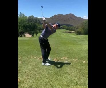 How to swing to play 63(-9)? Dale Whitnell golf swing slow motion. #golf, #golfswing #alloverthegolf