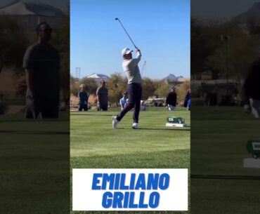 #1 Mostrando el swing de Emiliano Grillo #shorts  golf #golfer #golfpro