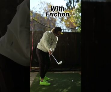 Golf Swing With No Friction